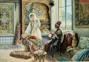 unknow artist, Arab or Arabic people and life. Orientalism oil paintings 189